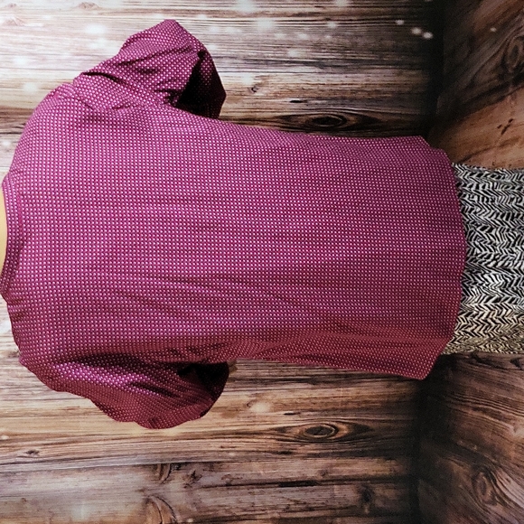 NWOT Hilfiger Women's Long Sleeve Printed Blouse Size L - Picture 7 of 9